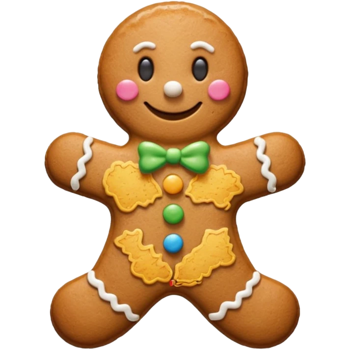 Galleta de jengibre clásica emoji