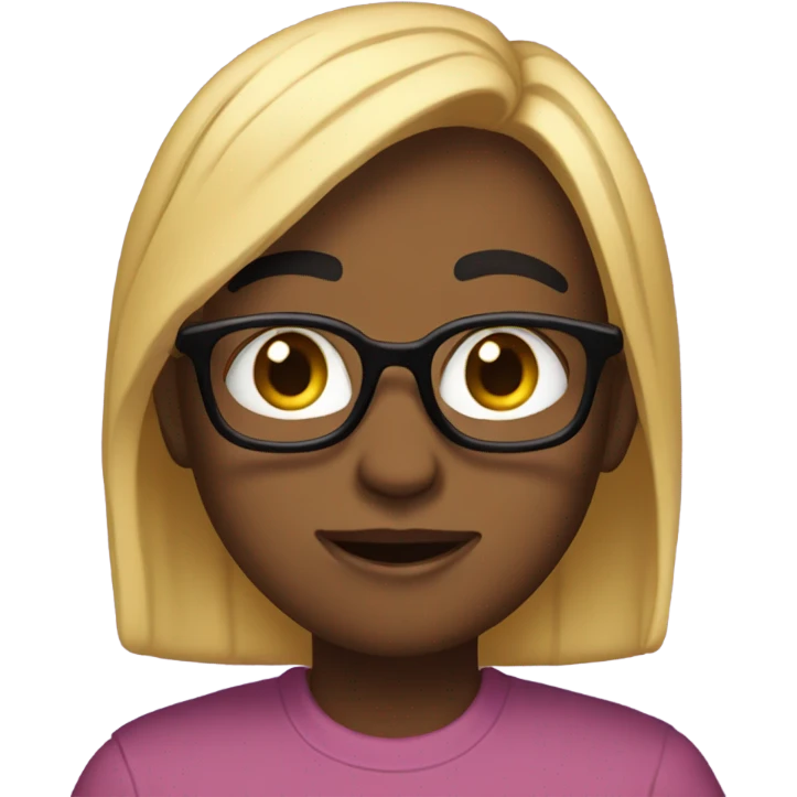 🙈🧔🏿‍♀️ emoji