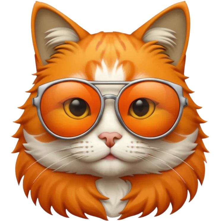 Cat wearing sunglasses emoji