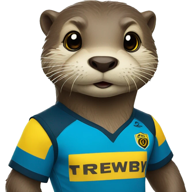 Otter in dortmund shirt emoji