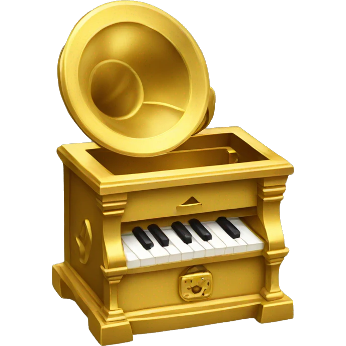  gold music box emoji