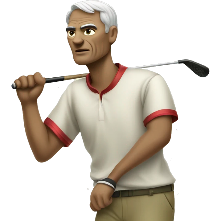 Julius Caesar golfing emoji