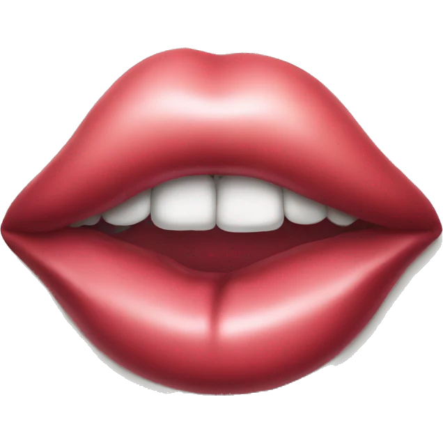 Lips sealed  emoji