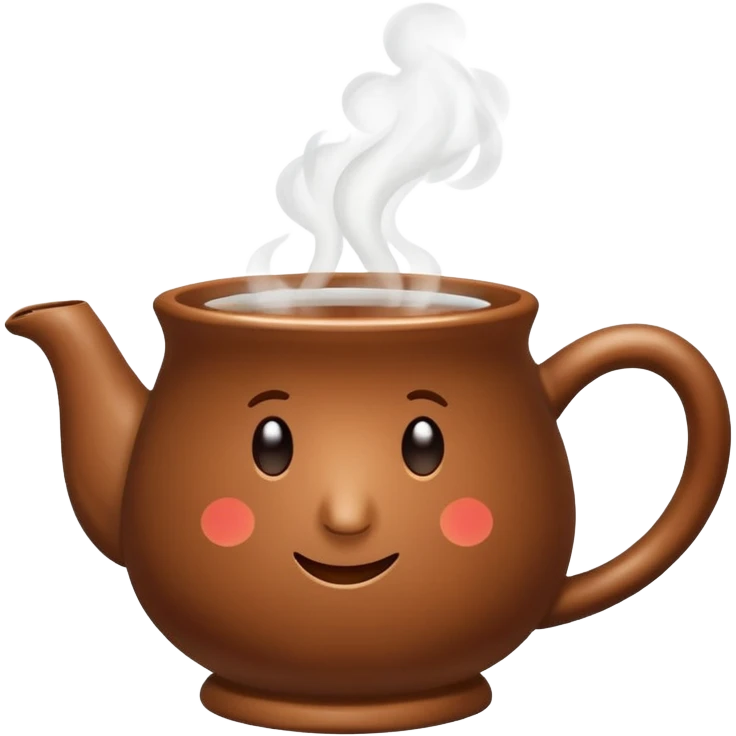 hot tea in a mug no face emoji