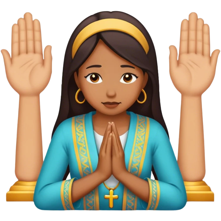 women praying  emoji