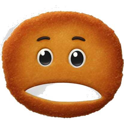 cutlet on plate emoji