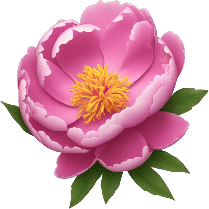 Peony emoji