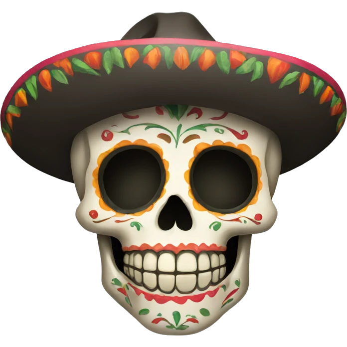 Mexican skull emoji