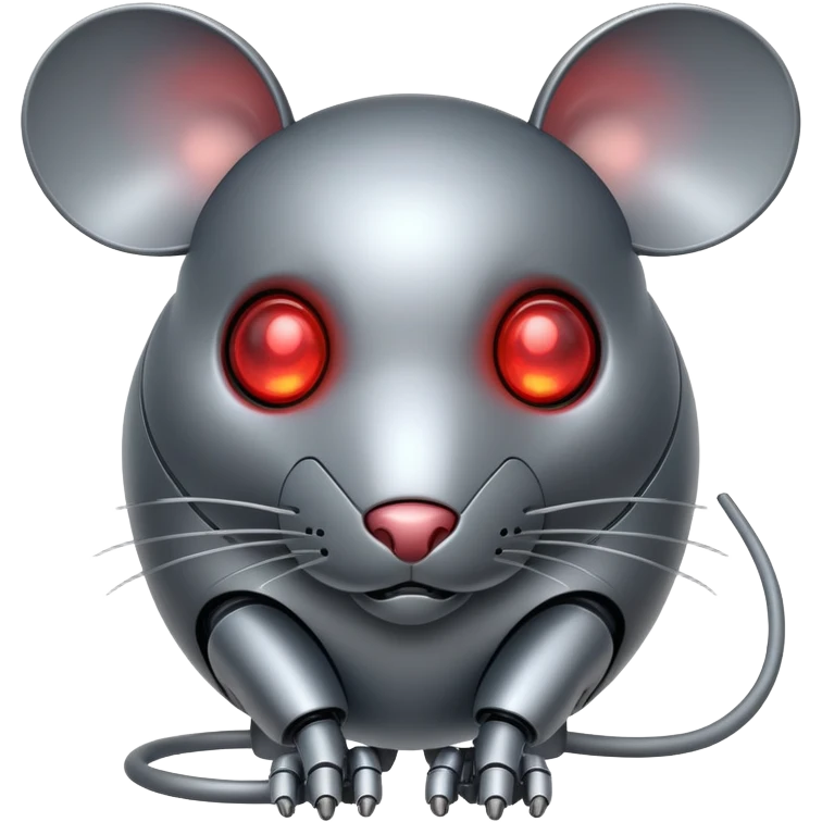 A mouse that is a robot emoji