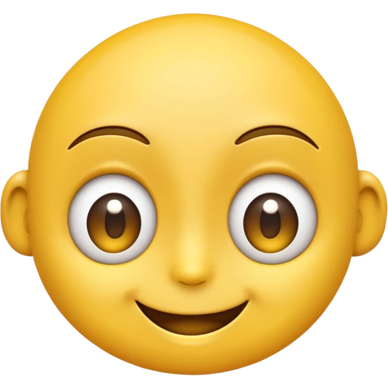 Emoji smirking with big eyes emoji
