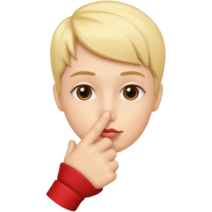 Shh finger and hand emoji emoji