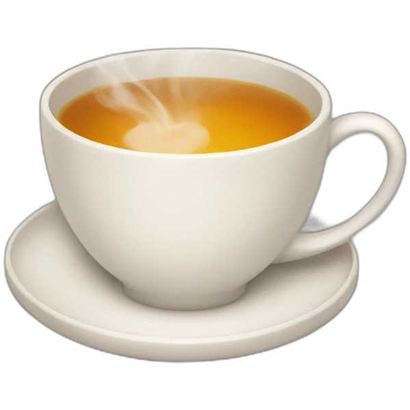 Two hands holding tea cup emoji