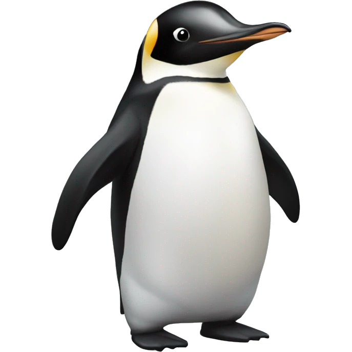 un pinguino muy enojdo emoji