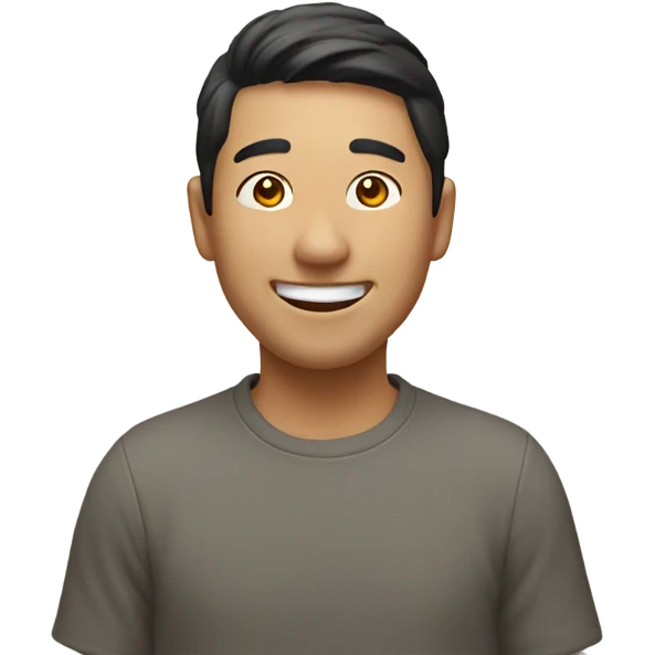 asian smiling emoji