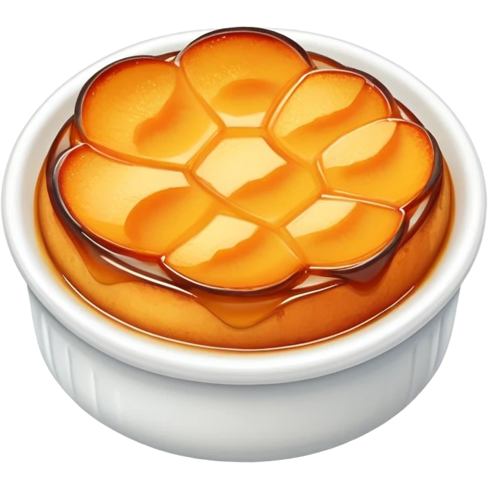 Sweet potato brulee  emoji
