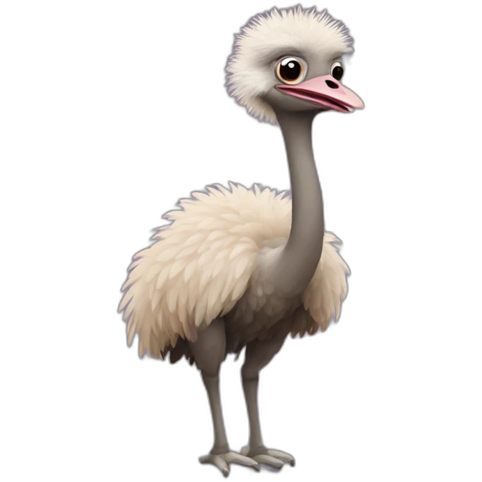 Ostrich emoji