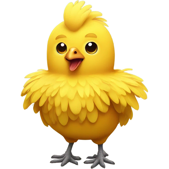 yellow chicken emoji