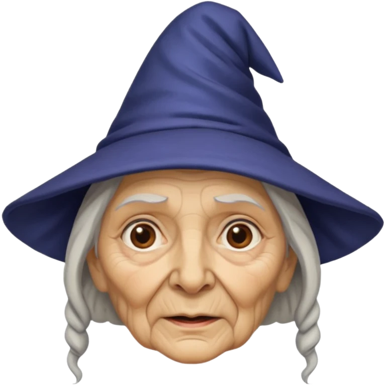 wizard old woman  emoji