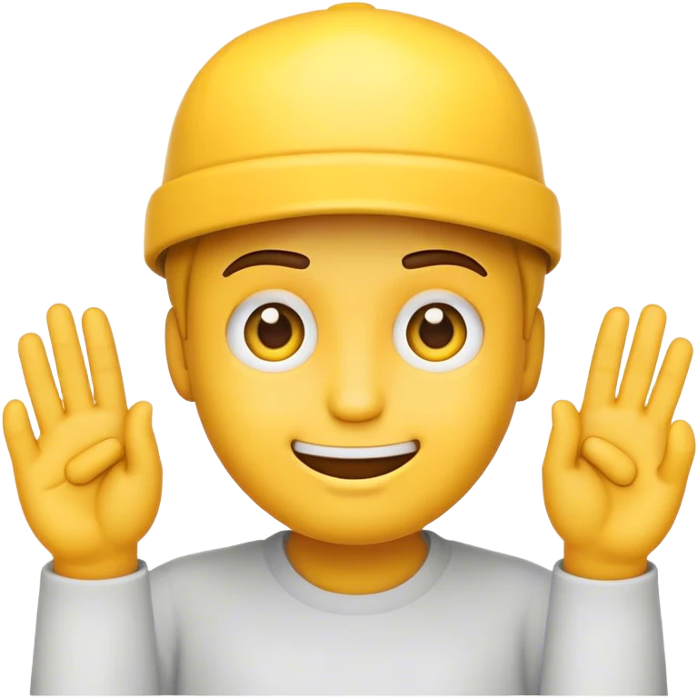 classic emoji holding out 2 hands saying bruh emoji