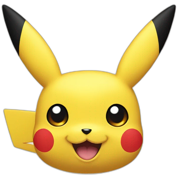 Pikachu head emoji