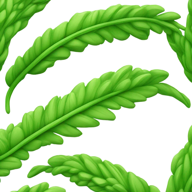 Green hears emoji