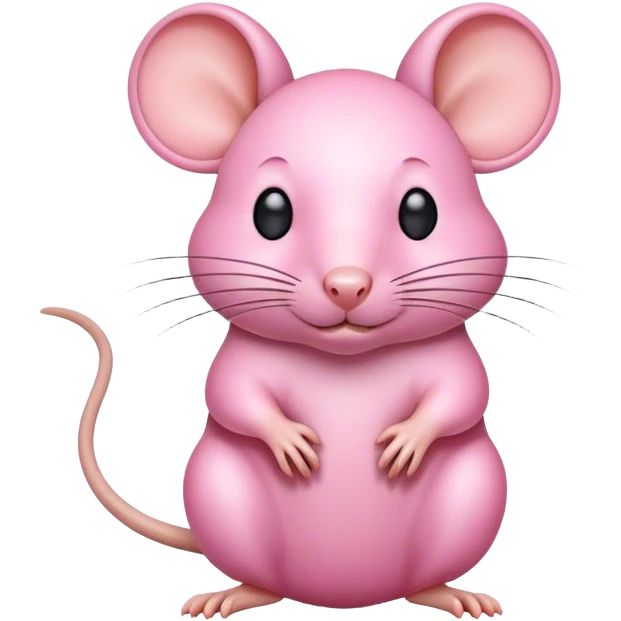 Pink rat emoji