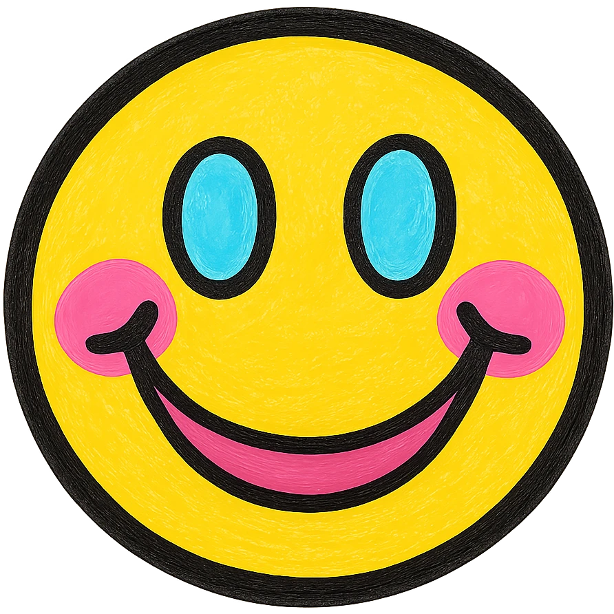smiling face icon colorful style emoji