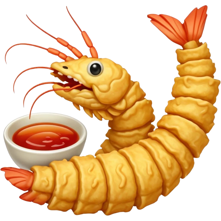 Tempura  shrimp emoji