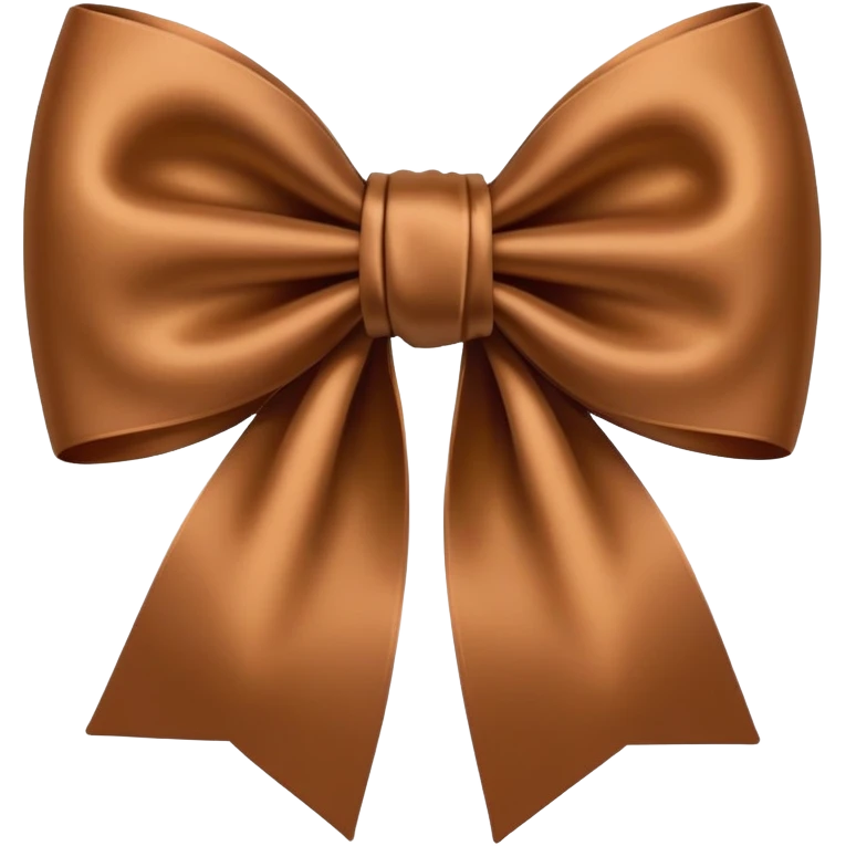 Brown bow emoji