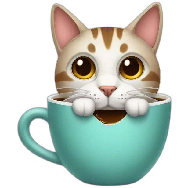 cat- drink -coffee emoji