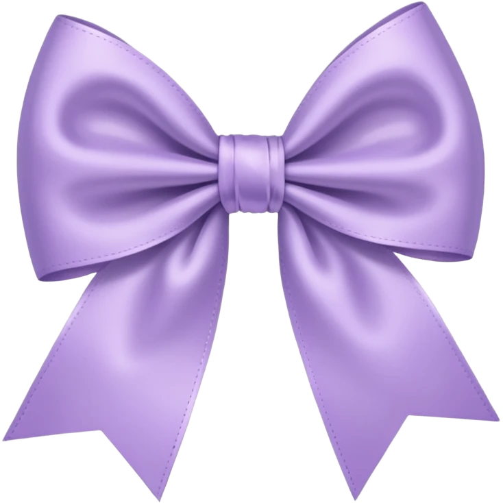 artsy bow delicate pastel purple colour emoji