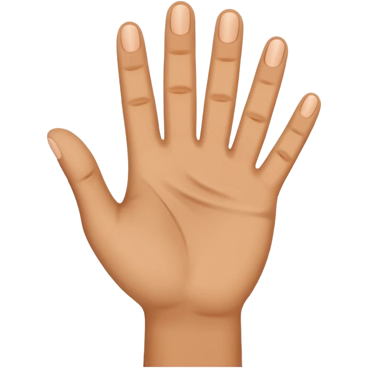 Waving hand emoji