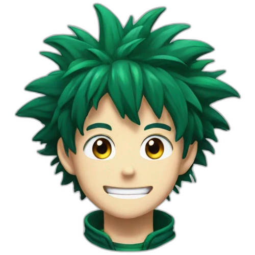 Deku from mha emoji