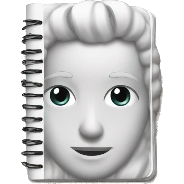 White journal  emoji