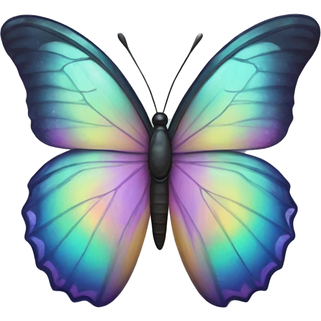 Iridescent butterfly emoji