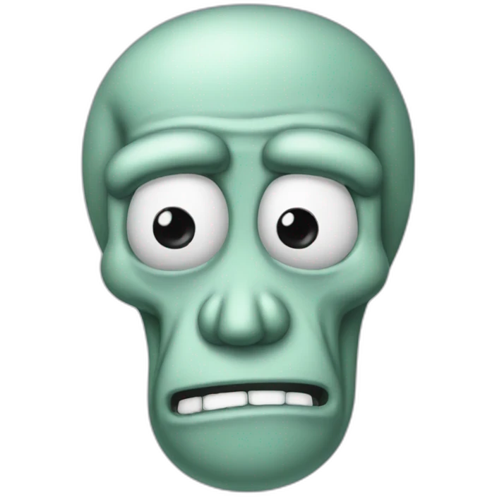 Squidward emoji