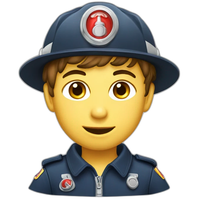 jeune sapeur pompier emoji