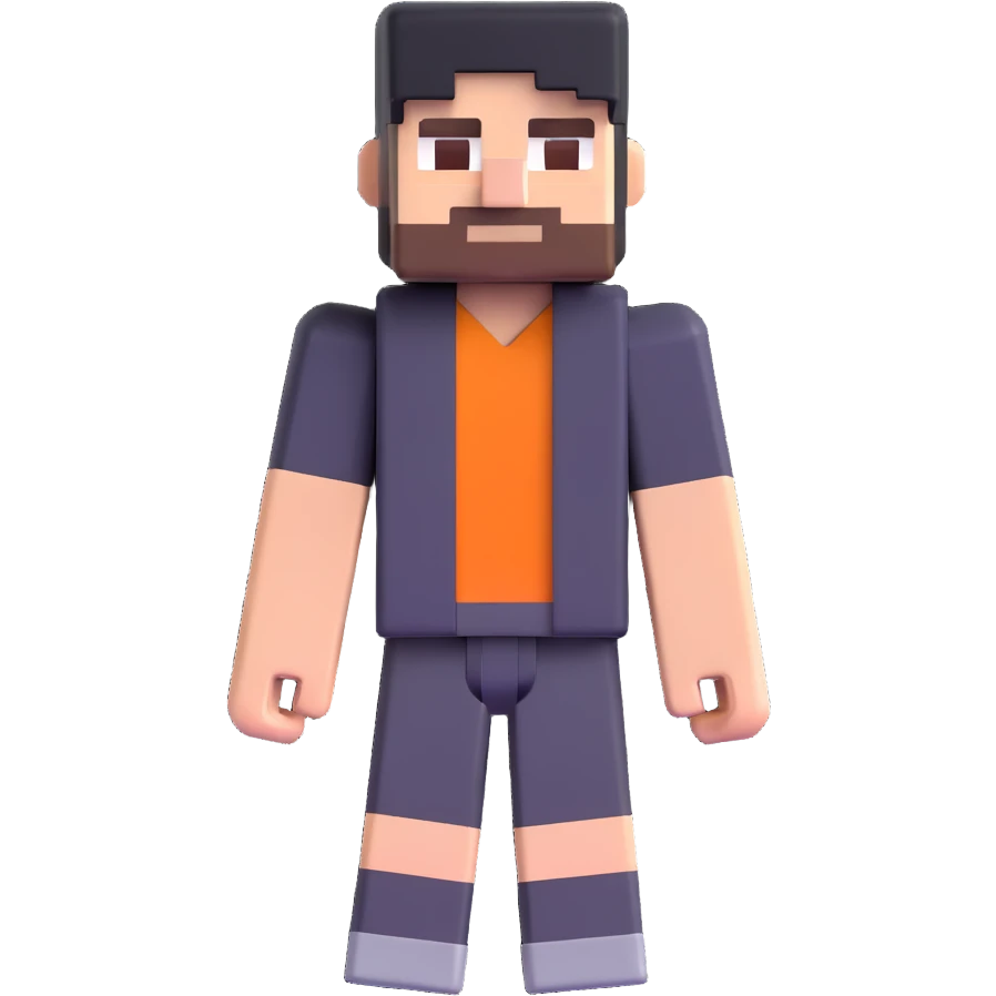 Minecraft character emoji