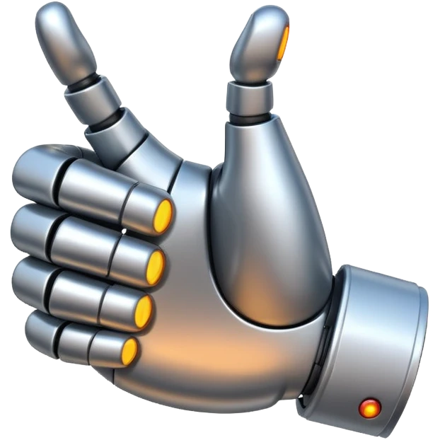 robot hand thumbs up emoji