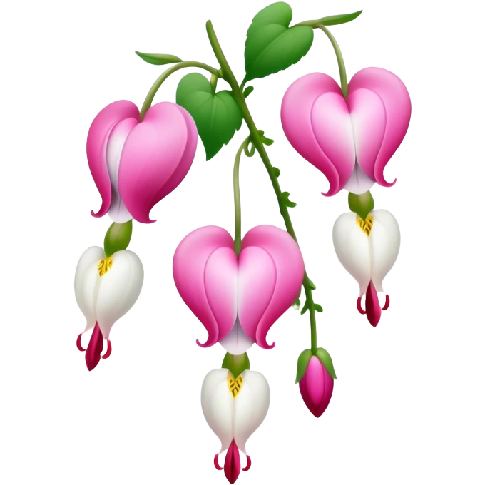 Bleeding hearts flowers   emoji