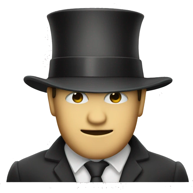 conductor hat emoji