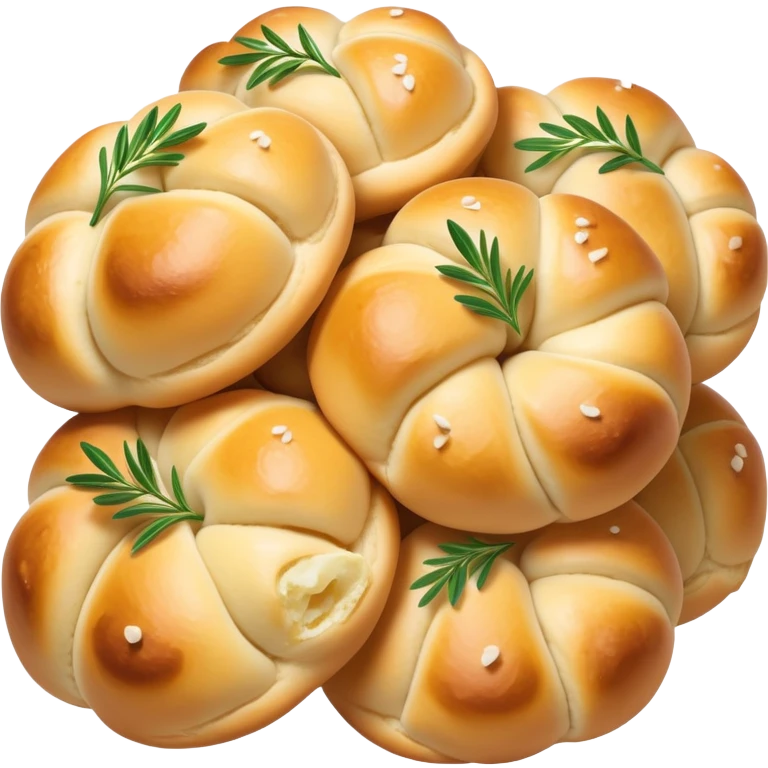Creamy Garlic knots emoji