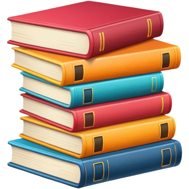 Modern books and magazines  emoji