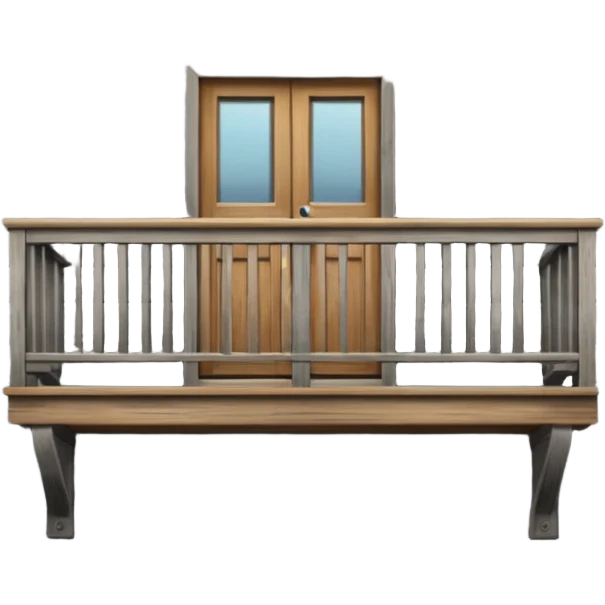 Wooden balcony emoji