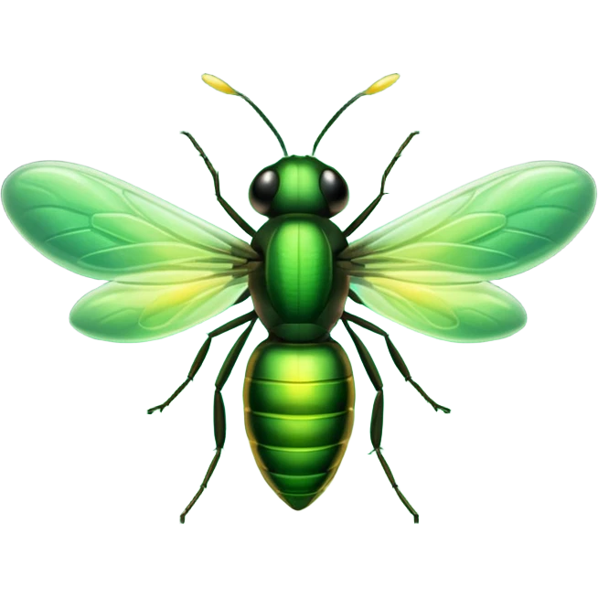 une luciole bien shinny  emoji