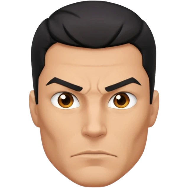 Male superhero head emoji