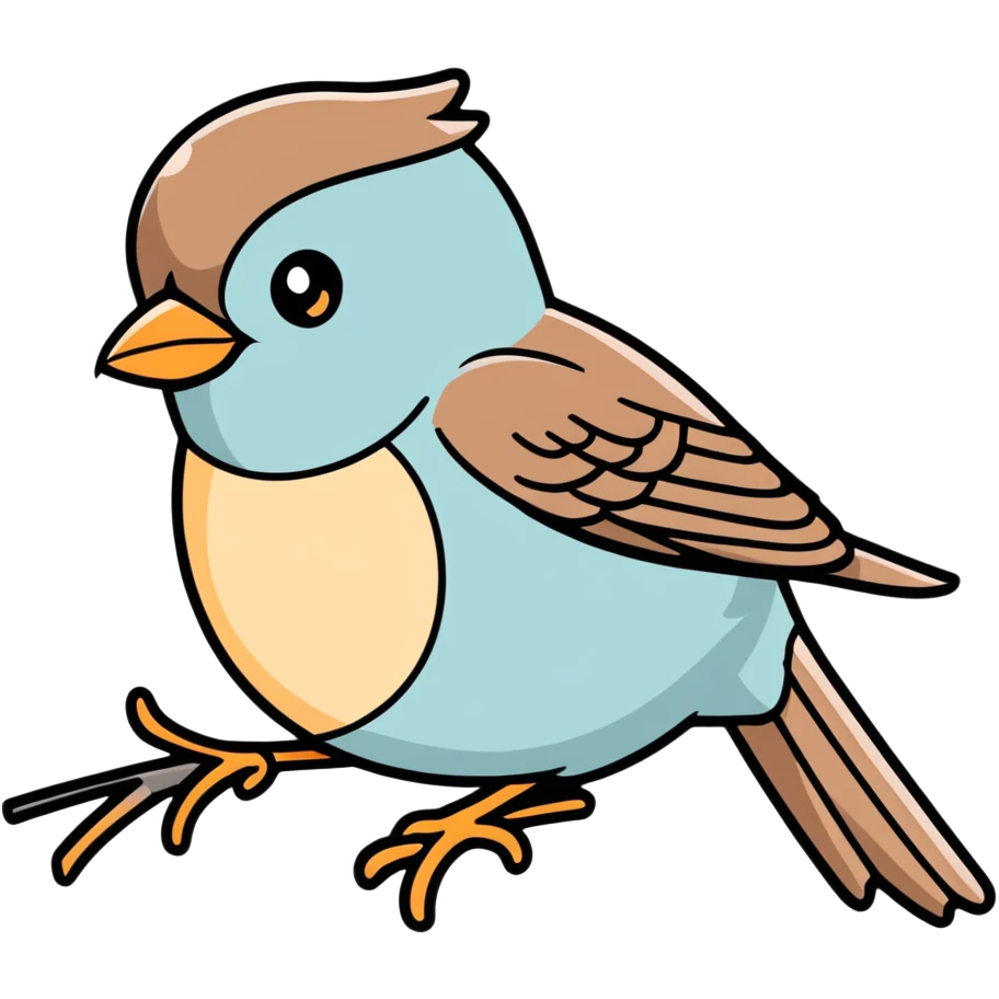 Many sparrows tattoo logo emoji