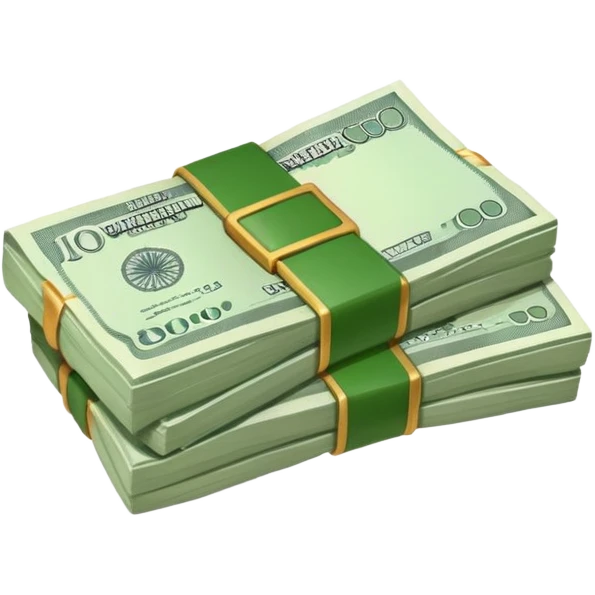 bundle of Indian rupee cash emoji