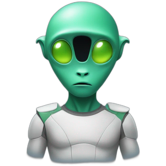 calm alien emoji