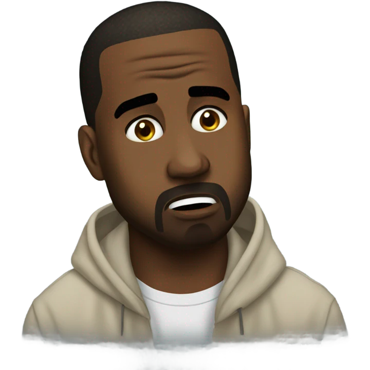 Kanye west crying  emoji
